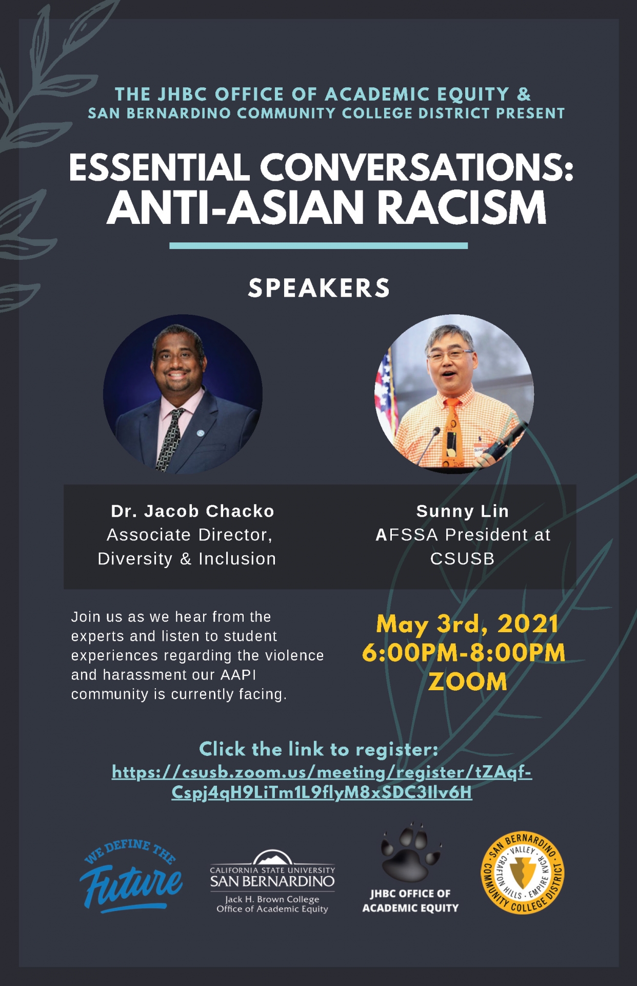 CSUSB Hosts Virtual Conversation Discussing Anti-Asian Racism | CSUSB ...